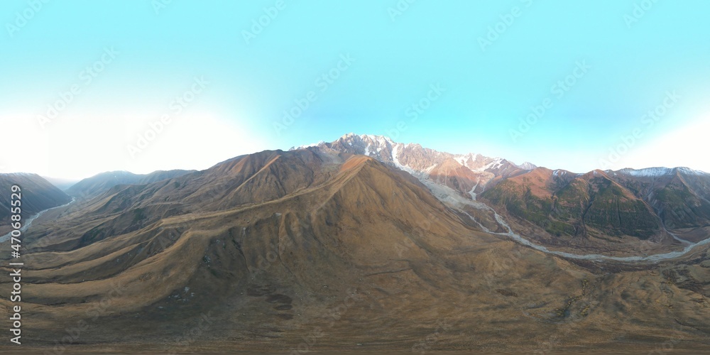 mountains in Upper Svaneti, Georgia