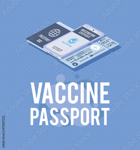 vaccine passport and ticket
