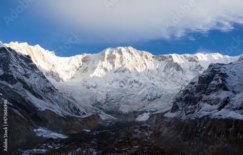 Mount Annapurna from Annapurna south base camp