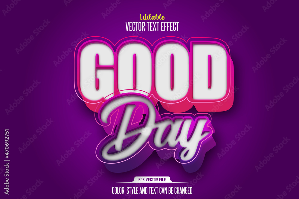 Good Day Text Effect