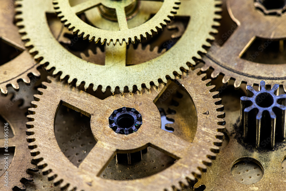 Old clockwork gears as background. Old clockwork gears as background.
