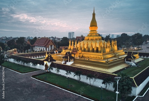 Golden Stupa at Vientiane Lao PDR, Called 