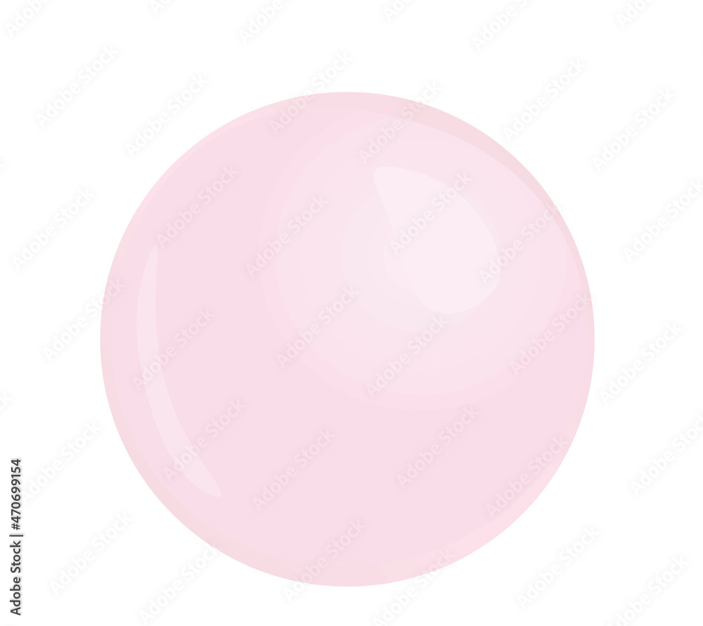 Fototapeta premium Isolated soap or air bubble. vector illustration