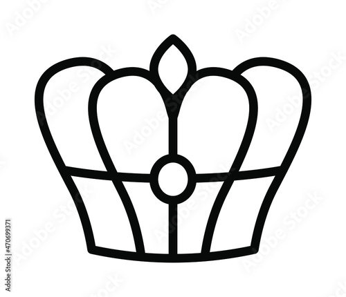 Carnival mask flat line icon. Carnival dressing. Costume for masquerade. Outline sign for mobile concept and web design, store