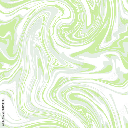 Pale green colors  Repeat Creative Graphic Illustration Seamless  Paint Ink white Repeat Liquid Vector Effect.  Seamless Fabric Texture. Repeat Oil. Spring summer colours  trendy 2023