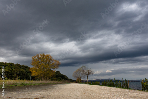 Autunno sul lago di bolsena