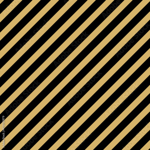 Abstract Pattern stripe seamless Black and gold print. Luxury Diagonal stripe abstract background vector. Christmas Seamless Pattern.