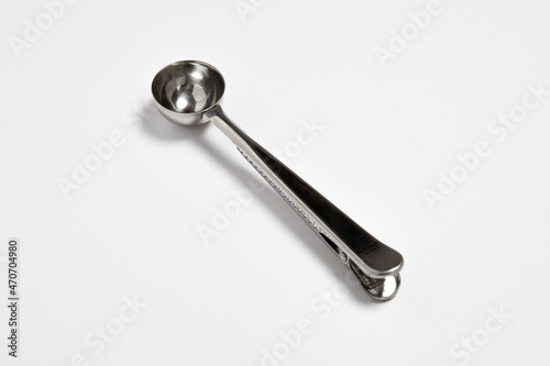 Serving kitchen cooking Tongs isolated on a white Background.High resolution photo.Mock up © sabir