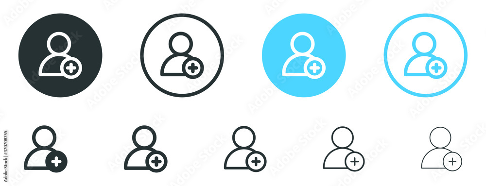 Add new user icon vector male person profile avatar with plus symbol, Add user profile icon Add new user icon vector male person profile avatar with plus symbol, Add user profile icon