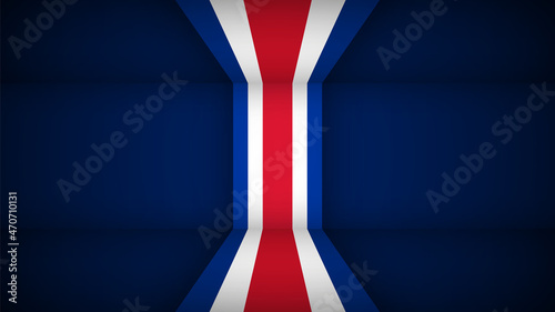 EPS10 Vector Patriotic background with Costarica flag colors.