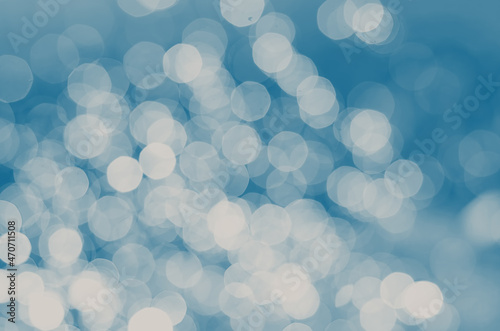 blurry abstract blue background with bokeh
