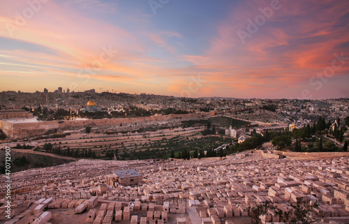 Panoramic view of Jerusalem. Israel