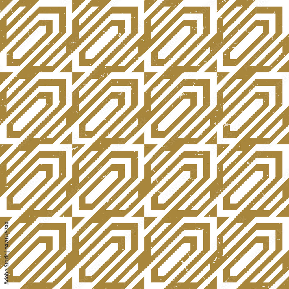 Abstract seamless pattern in Art Deco style.