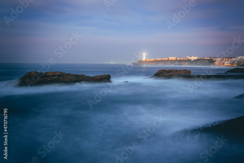 Bay of Biscay in Biarritz, France photo