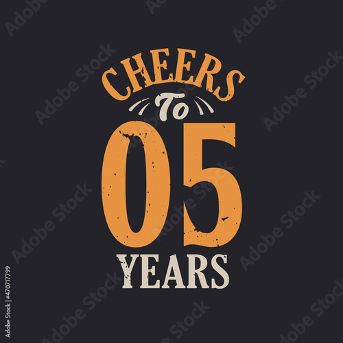Cheers to 5 years, 5th birthday celebration
