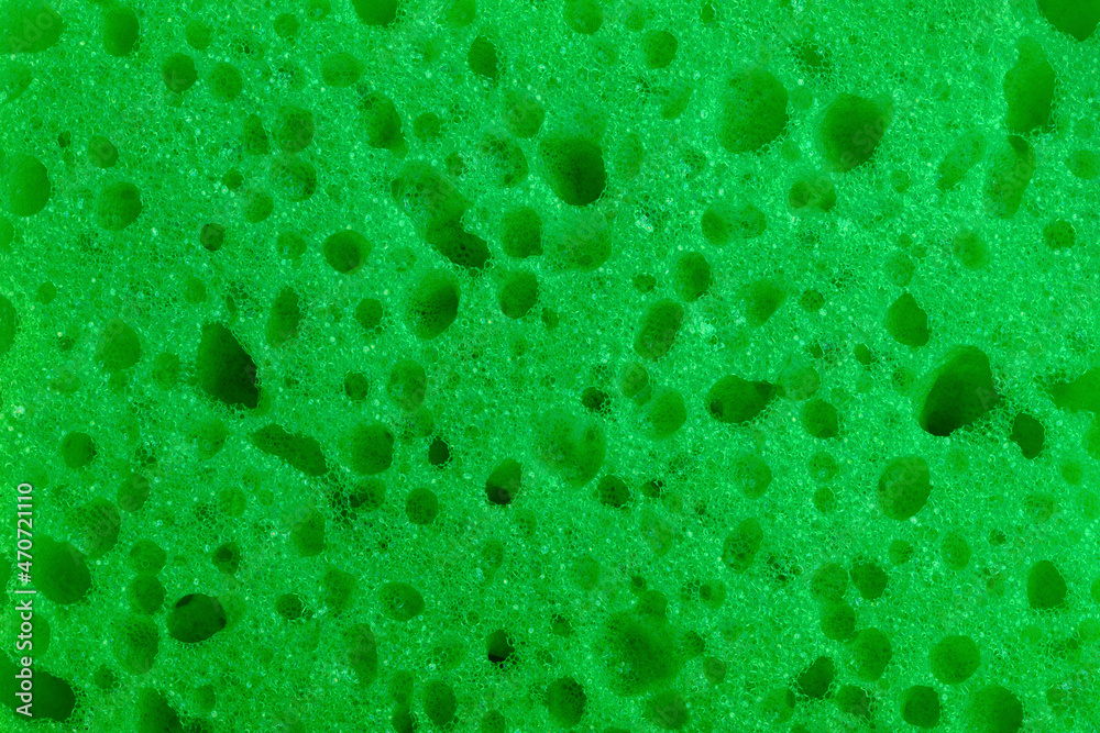 texture green porous washing sponge close-up for design texture green porous washing sponge close-up for design