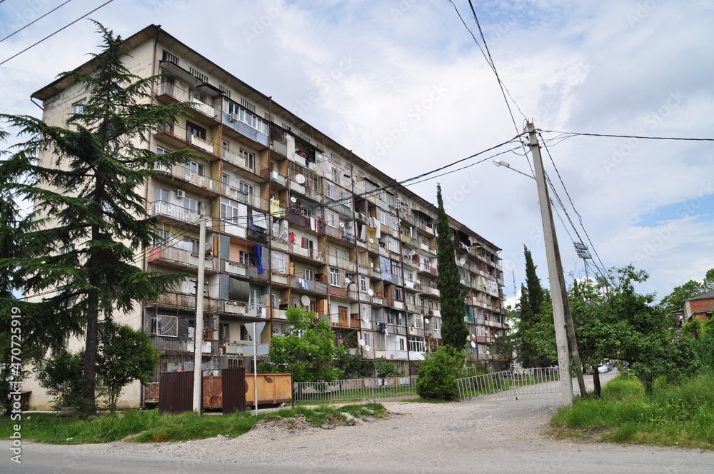 Apartments in Sukhumi, capital of separatist state Abkhazia.