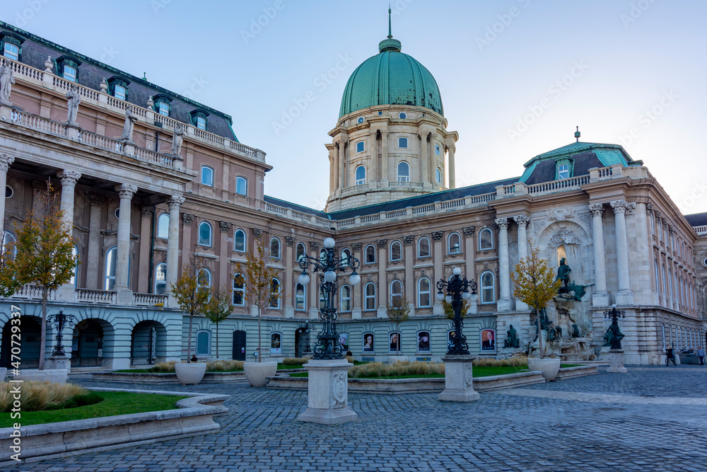 Royal palace in Budapest, Hungary