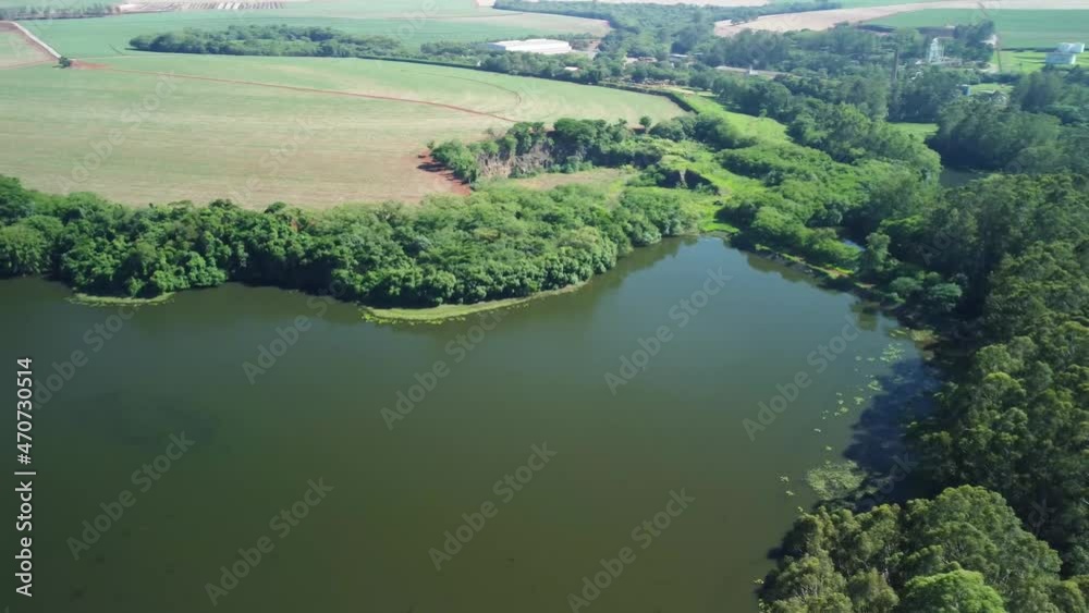 Dam, drone calmly flying over a beautiful dam in a small town in Brazil. 4k, scene with drone. Dam, drone calmly flying over a beautiful dam in a small town in Brazil. 4k, scene with drone.