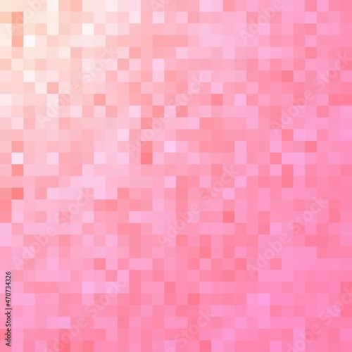 Abstract colorful mosaic background. Squares pattern pixel art. Vector illustration.