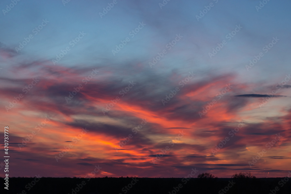 sunset in the sky sunset in the sky
