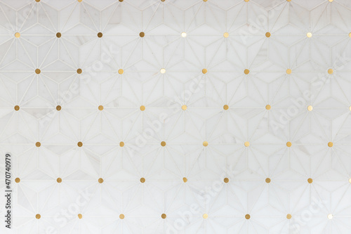 Hexagon ceramic tiles made for flooring, backsplash or showers and bath tubs.