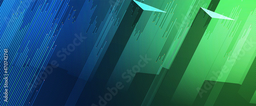 Quantum processing. Deep learning artificial intelligence. Future new technology  for business or science presentation