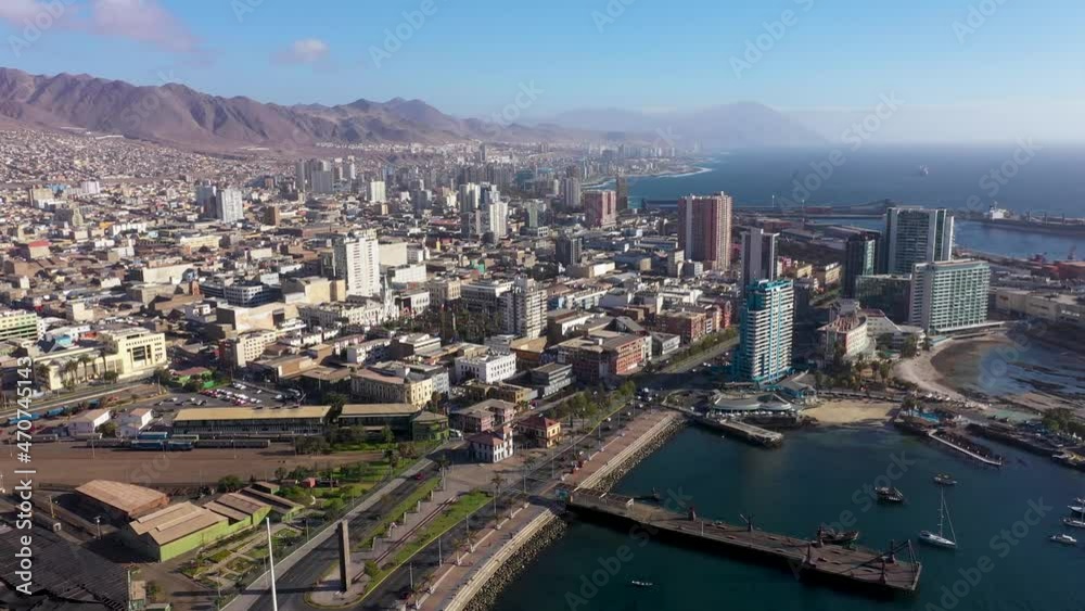 Antofagasta, in an extremely arid part of northern Chile, bounded on the east by Bolivia and Argentina and on the west by the Pacific Ocean. Antofagasta is the second largest of Chile’s regions. Antofagasta, in an extremely arid part of northern Chile, bounded on the east by Bolivia and Argentina and on the west by the Pacific Ocean. Antofagasta is the second largest of Chile’s regions.
