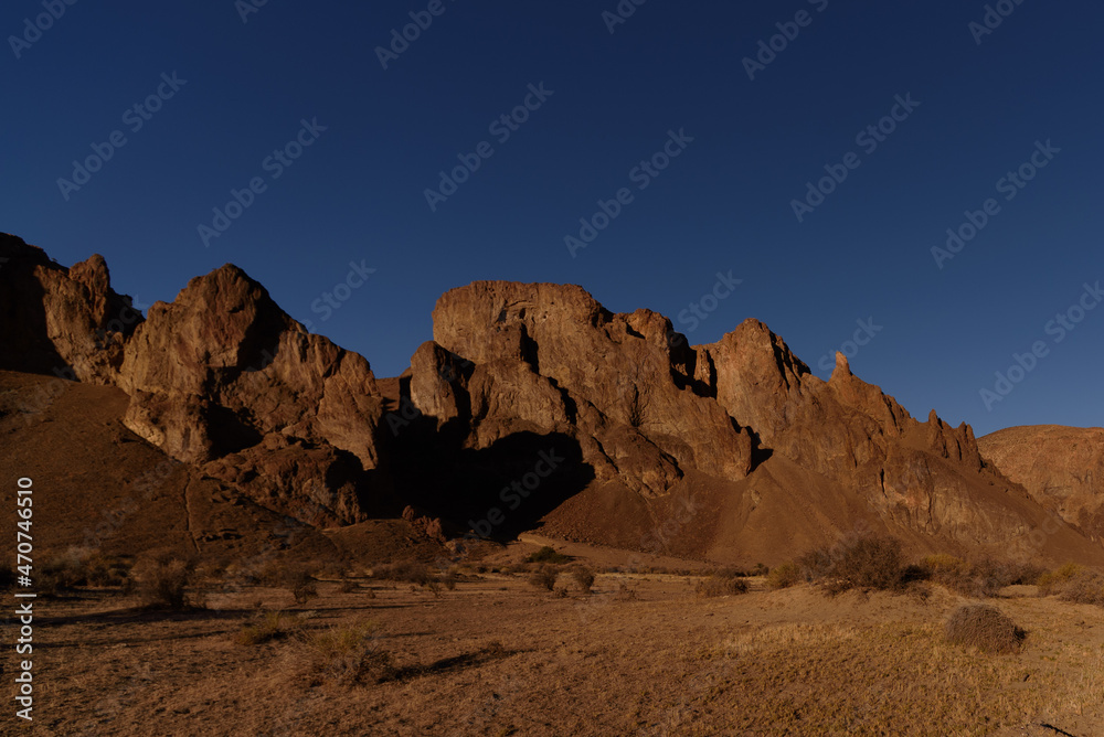 Naklejka premium Piedra Parada, Chubut, Argentina.