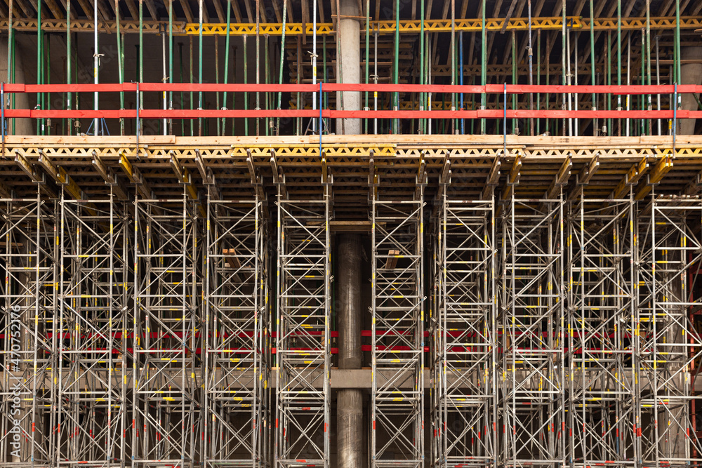 Scaffolding Assembled Construction Technology for Tall Buildings reinforce concrete of build skyscraper Scaffolding Assembled Construction Technology for Tall Buildings reinforce concrete of build skyscraper