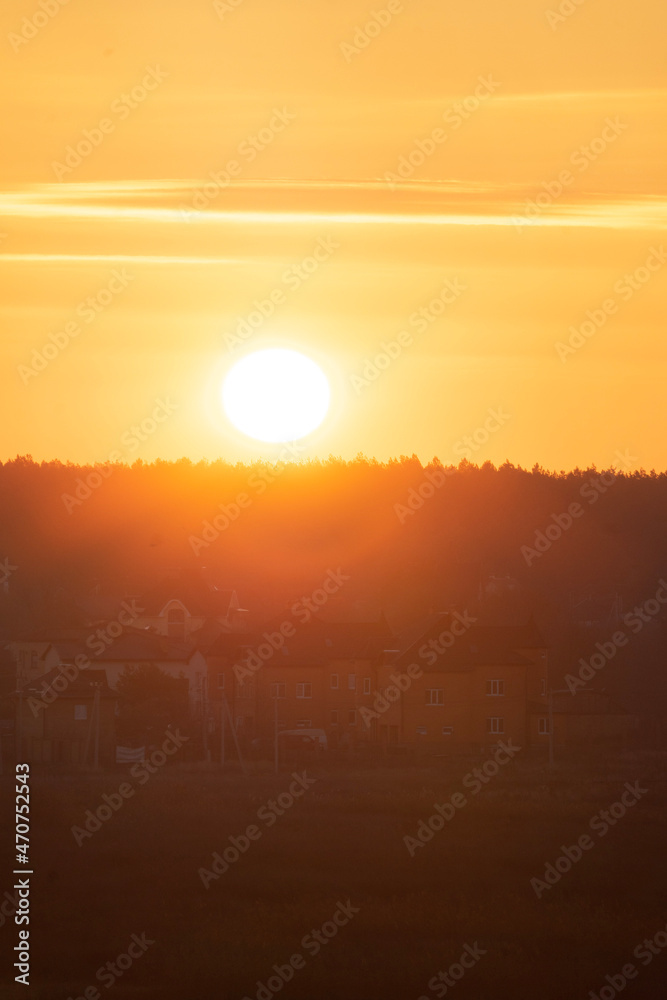 Obraz premium sunset over the sea