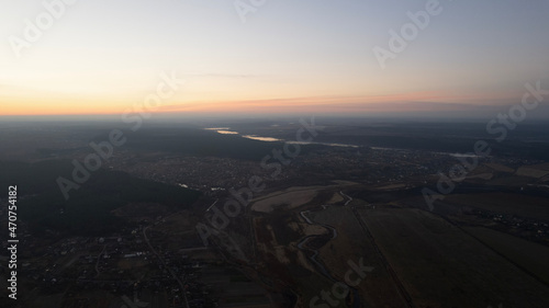 sunrise over the mountains