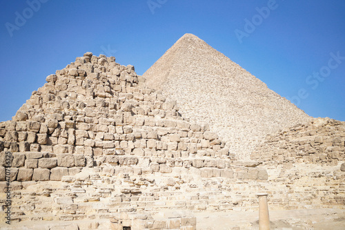 Giza Pyramids in Egypt  2021.