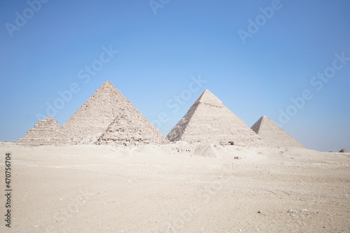 Giza Pyramids in Egypt  2021.