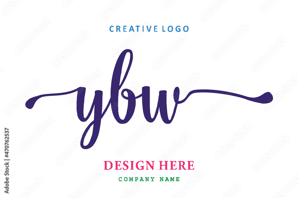 YBW lettering logo is simple, easy to understand and authoritative YBW lettering logo is simple, easy to understand and authoritative