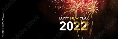 Happy New Year Background. Start to the year 2022.