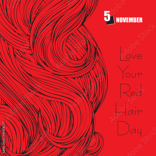 Poster Love Your Red Hair Day