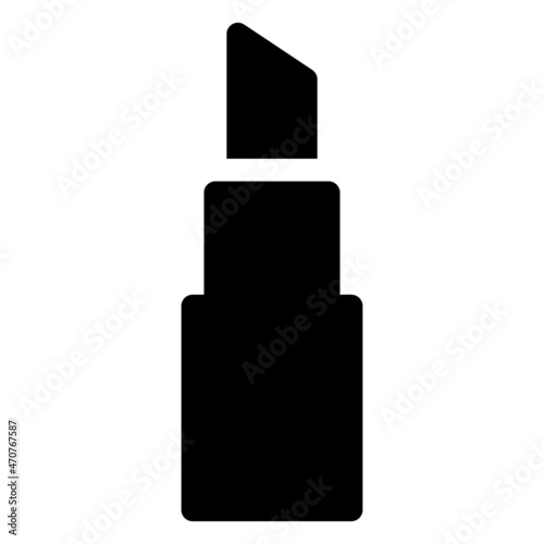 lipstik icon with black outline style
