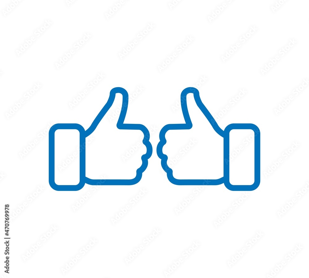Vector thumbs up icon. Like concept. Premium quality graphic design. Modern signs, outline symbols collection, simple thin line icons set for websites, web design, mobile app, infographics Vector thumbs up icon. Like concept. Premium quality graphic design. Modern signs, outline symbols collection, simple thin line icons set for websites, web design, mobile app, infographics