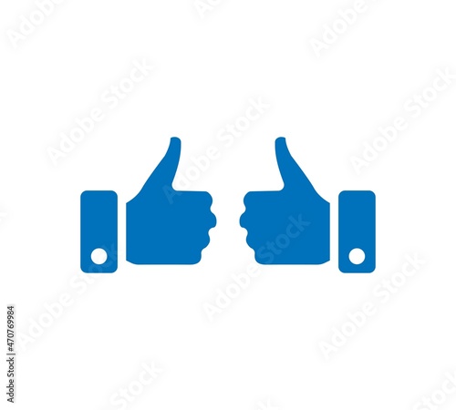 Vector thumbs up icon. Like concept. Premium quality graphic design. Modern signs, outline symbols collection, simple thin line icons set for websites, web design, mobile app, infographics