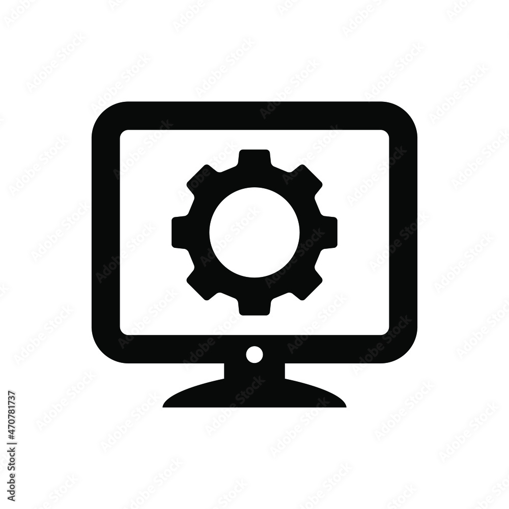 Computer settings icon Computer settings icon
