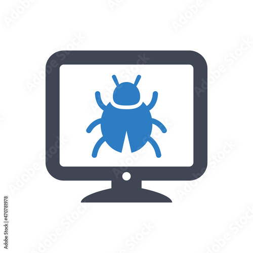 Computer bug icon