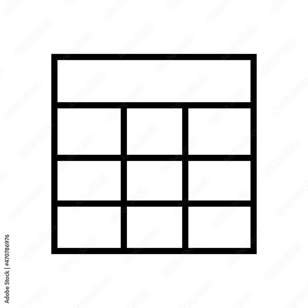 Insert Table icon Insert Table icon