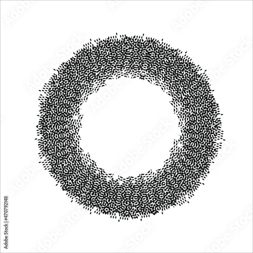Circle-Shaped Mandala Contemporary Style. Decoration for Interior, Exterior, Carpet, Textile, Garment, Cloth, Silk, Tile, Plastic, Paper, Wrapping, Wallpaper, Pillow, Sofa, Background, Ect. Vector