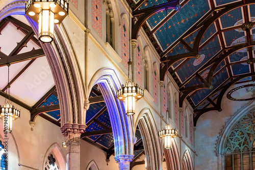 Photography Architecture of Colonial St. Michael Cathedral in Toronto Canada