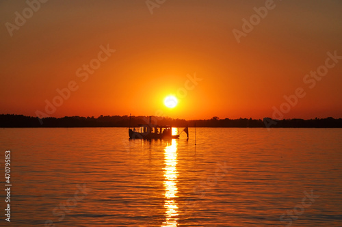 Sunset fishing