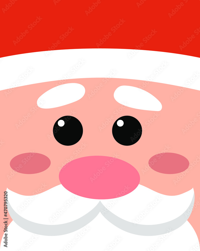 Merry Christmas gift card with Santa Claus. Merry Christmas gift card with Santa Claus.
