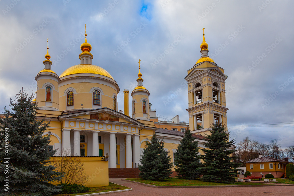 Cathedral of the Life-Giving Trinity in the city of Podolsk, Moscow region, Russia