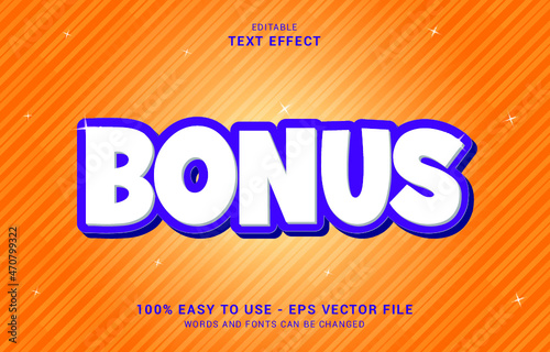 editable text effect, Bonus style