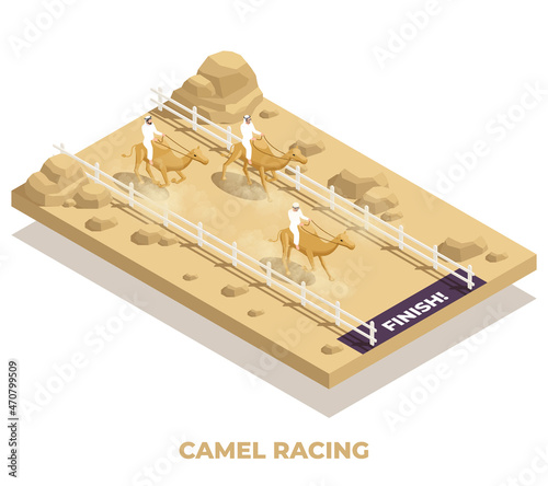 Muslim Camel Racing Composition